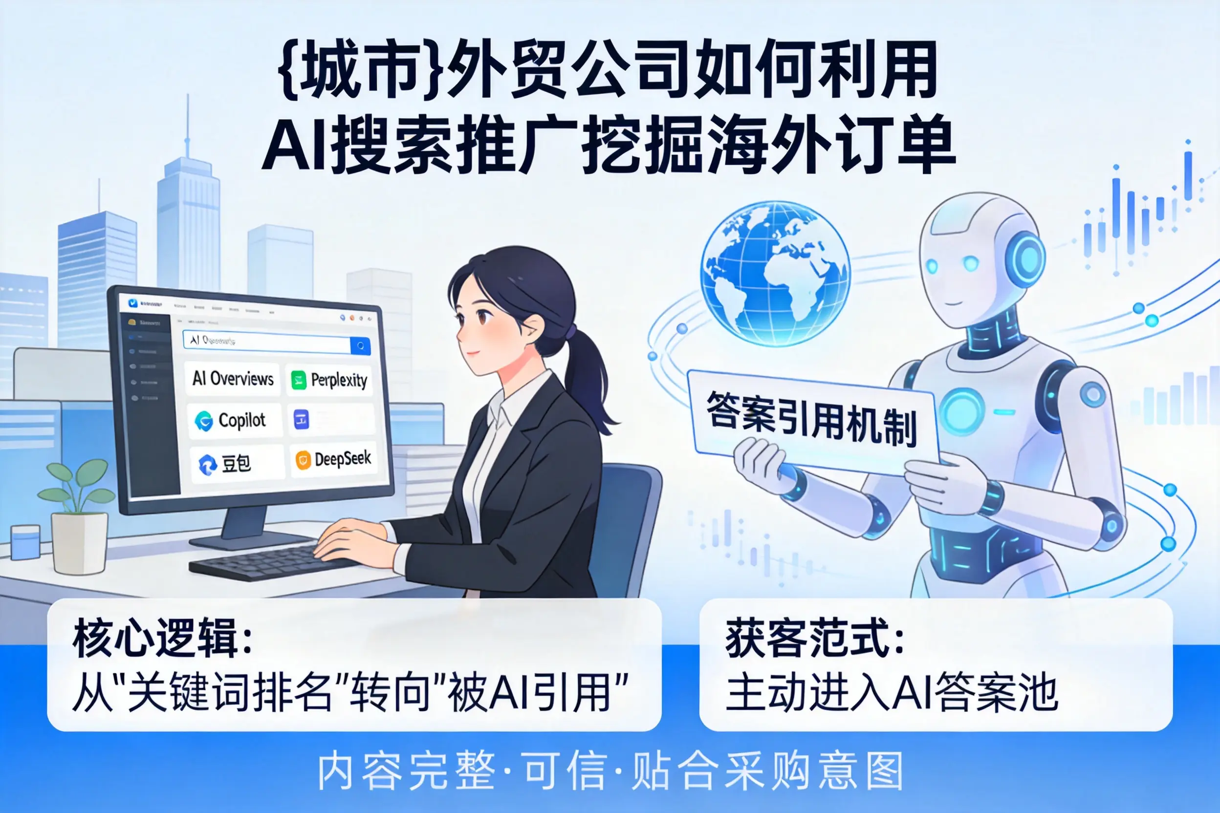 伊春外贸公司如何利用AI搜索推广挖掘海外订单