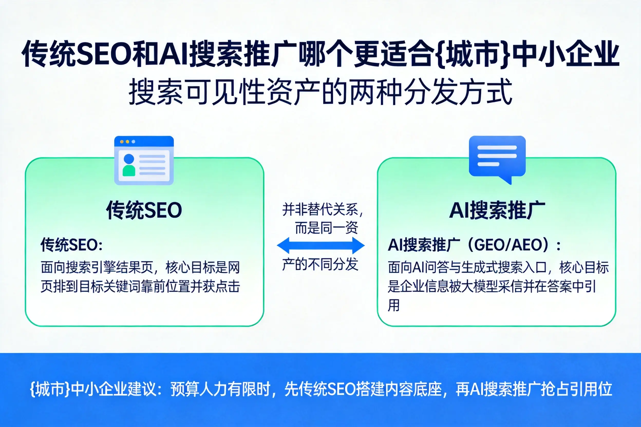 传统SEO和AI搜索推广哪个更适合伊春中小企业