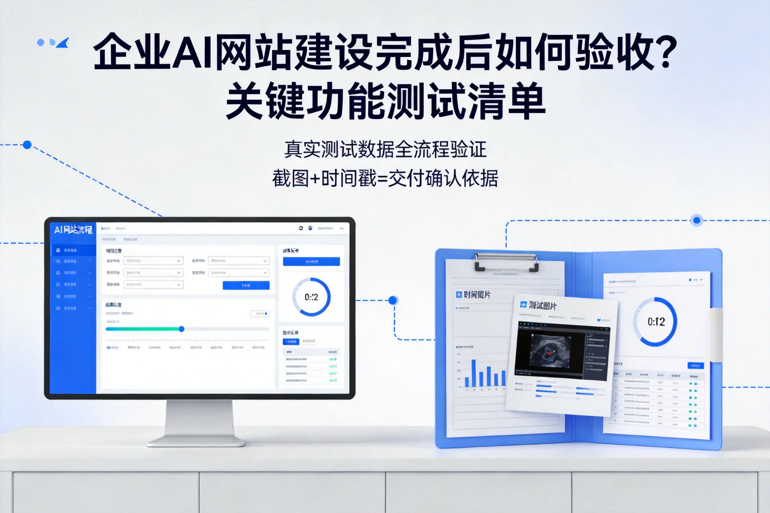 伊春企业AI网站建设完成后如何验收?关键功能测试清单