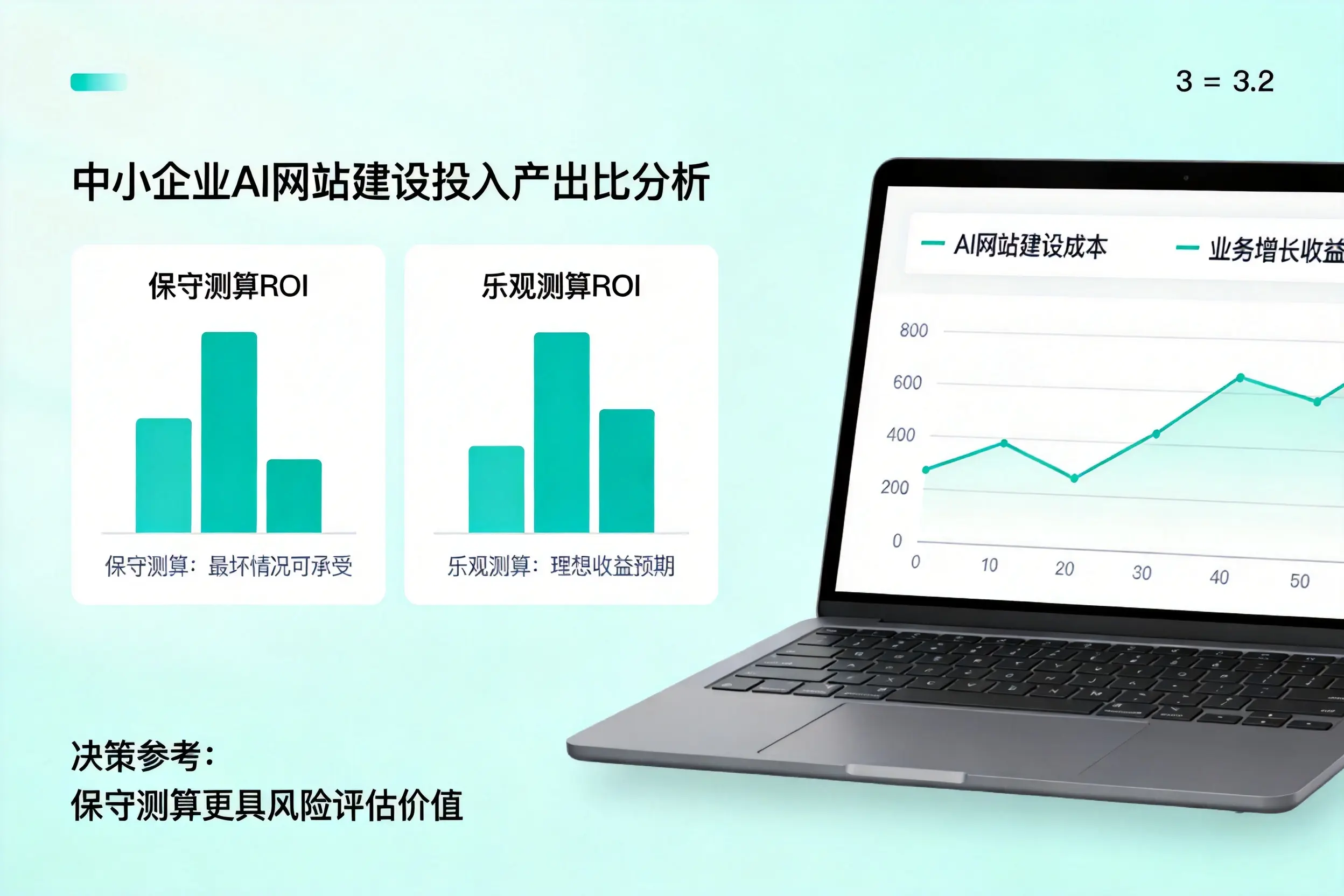 伊春中小企业AI网站建设投入产出比怎么算?先看这份分析