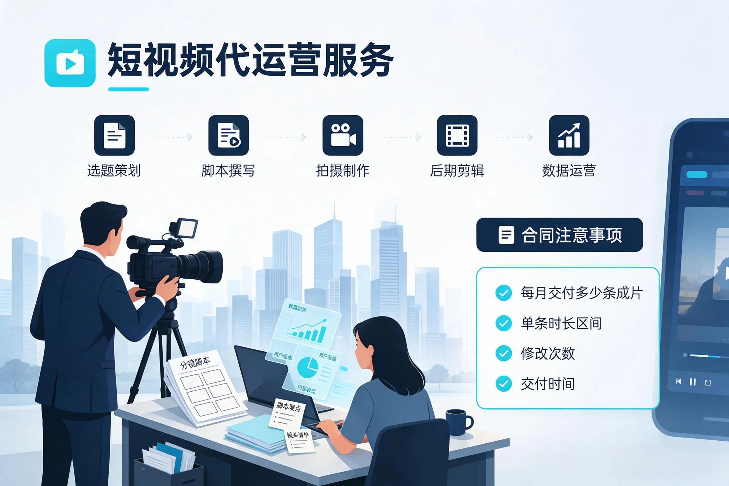 短视频代运营包含哪些服务？伊春企业常见问题科普