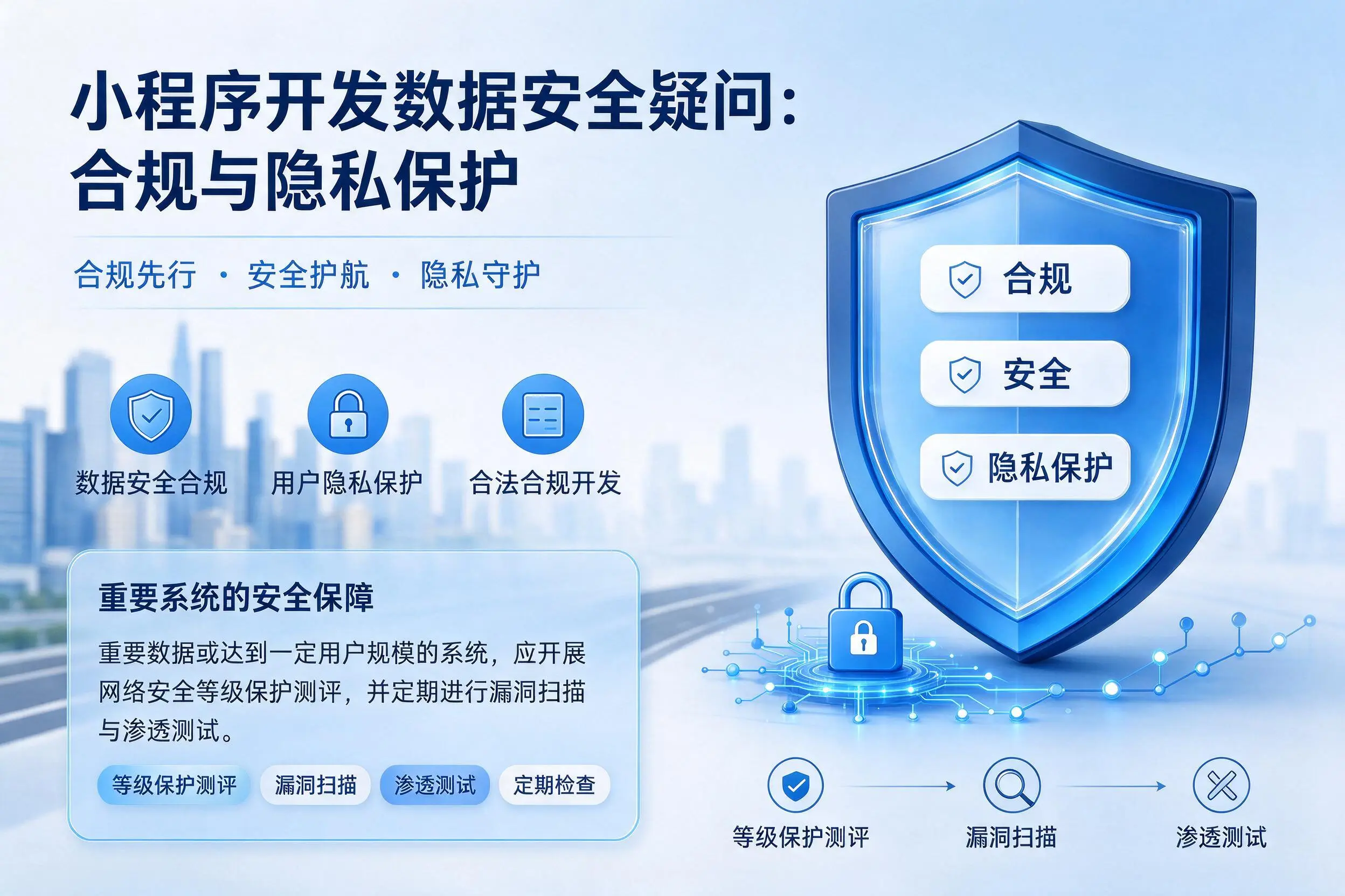 伊春小程序开发数据安全疑问：合规与隐私保护