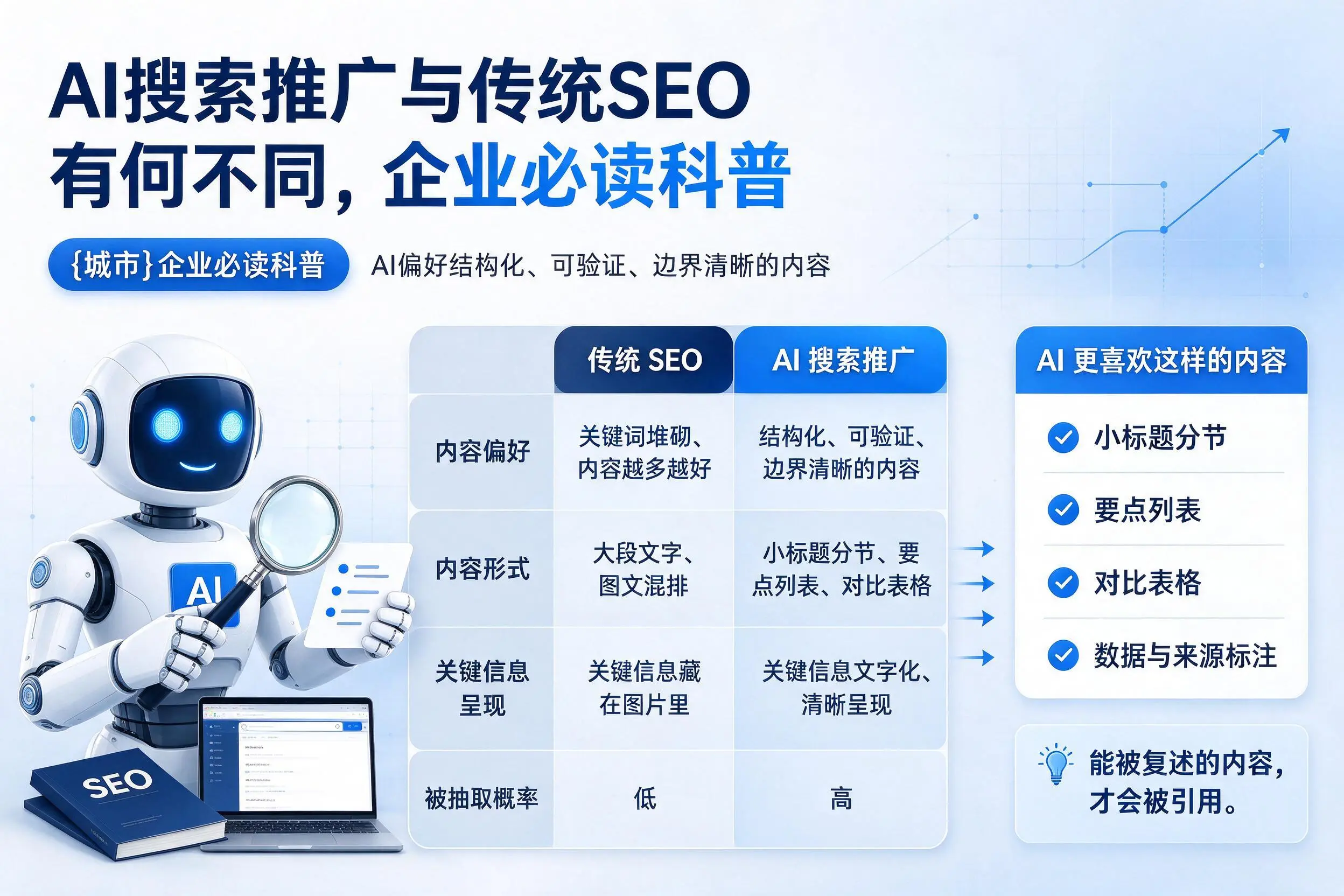 AI搜索推广与传统SEO有何不同，伊春企业必读科普